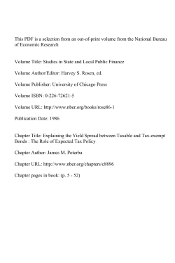 Explaining the Yield Spread between Taxable and Tax