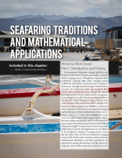 Seafaring Traditions and Mathematical Applications