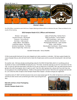 Our Sponsor: Hampton Roads Harley Davidson