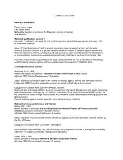 CURRICULUM VITAE Personal information Family name