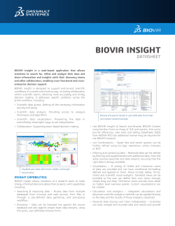 BIOVIA Insight