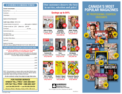 canada`s most popular magazines