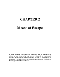 CHAPTER 2 Means of Escape - Singapore Civil Defence Force
