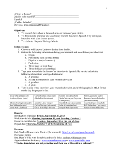 La Entrevista - La clase de la Sra. Dean