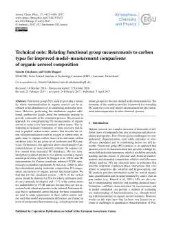 Technical note: Relating functional group measurements to carbon