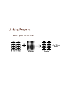 find the limiting reagent!