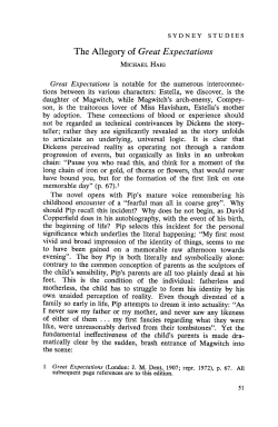 The Allegory of Great Expectations