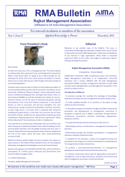 December 123 - Rajkot Management Association