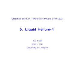 6. Liquid Helium-4 - Particle Physics