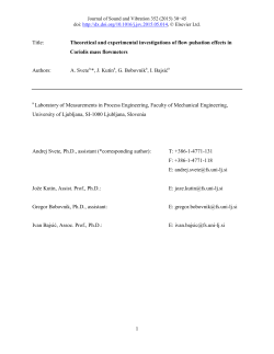 Theoretical and experimental investigations of flow pulsation