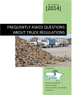 frequently asked questions about truck regulations