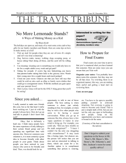 December 2016 - Travis TAG PTA website