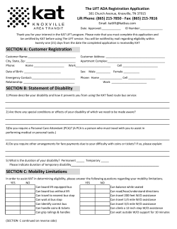 The LIFT application.