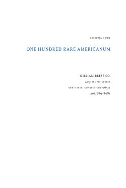 PDF - William Reese Company