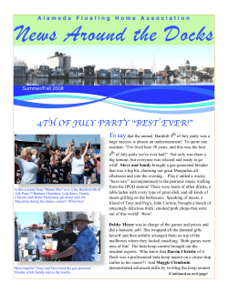 News Around the Docks - Alameda Floating Home Association