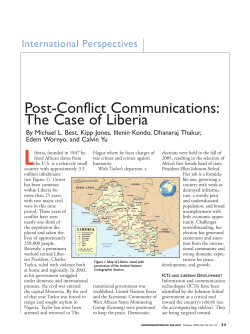Post-Conflict Communications: The Case of Liberia