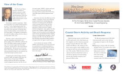 State of the Shore Brochure.qxp - New Jersey Sea Grant Consortium