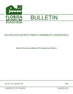 bulletin - Florida Museum of Natural History