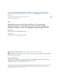 Examining Relationships in the Portuguese Speaking World