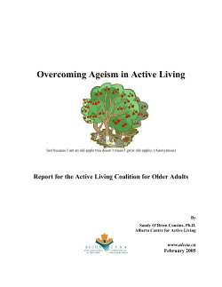 Overcoming Ageism in Active Living