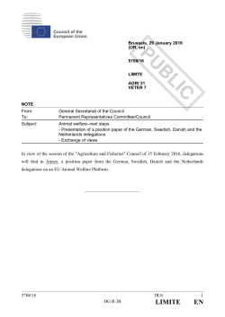 European platform for animal welfare