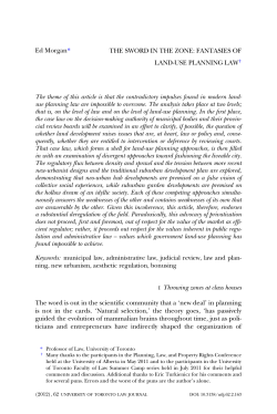 Ed Morgan* THE SWORD IN THE ZONE