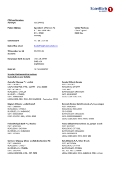 CTM confirmation: Acronym