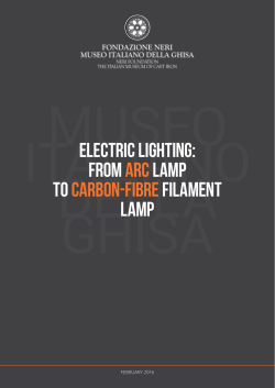 ElEctric lighting - Italian Museum of Cast Iron