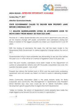 media release &ndash; interview opportunity available state government