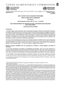 CX/CAC 16/39/11 - Food and Agriculture Organization of the United