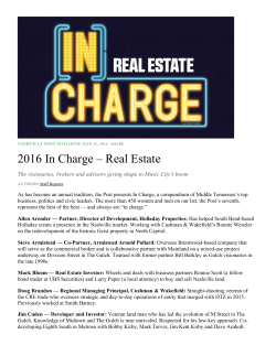 Real Estate - Holladay Properties