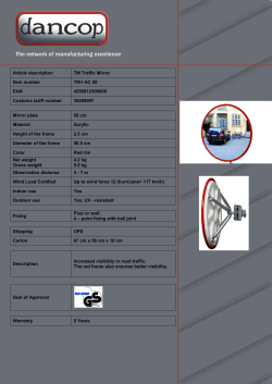 Mirror plate 50 cm Material Acrylic Height of the frame 2.5 cm