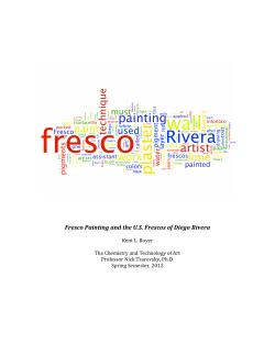 Boyer Fresco Painting and US Diego Rivera Frescos