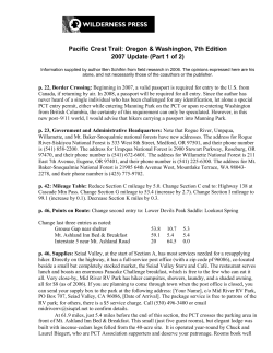 Pacific Crest Trail