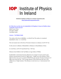 Answers - The Institute of Physics in Ireland