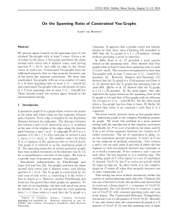 PDF - Canadian Conference on Computational Geometry