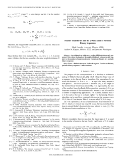 Fourier transforms and the -adic span of periodic binary sequences