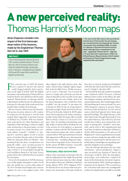 A new perceived reality: Thomas Harriot`s Moon