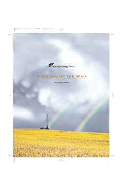 Annual Report - Harvest Operations Corp.