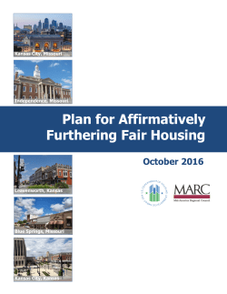 Plan for Affirmatively Furthering Fair Housing - Mid