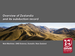Overview of Zealandia and its subduction record