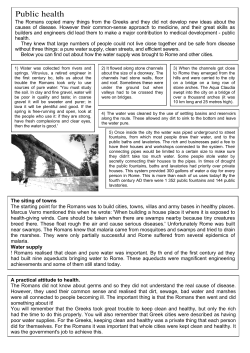 Public health - Toot Hill School