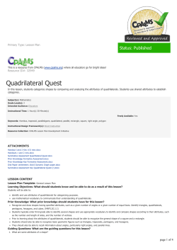 Quadrilateral Quest