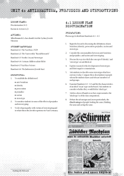 Antisemitism - Sydney Jewish Museum