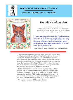 The Man and the Fox - The Institute for Cross