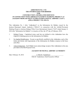 addendum no. 1 to the information for bidders for construction and