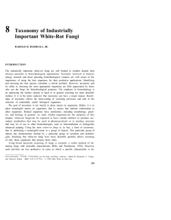 8 Taxonomy of Industrially Important White
