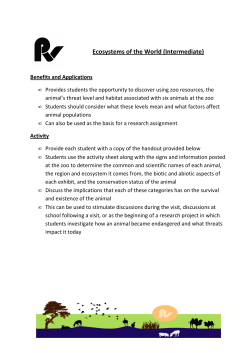 Ecosystems of the World - Peterborough Utilities