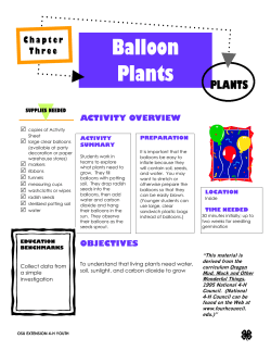 BAlloon Plants - Oregon State University Extension Service