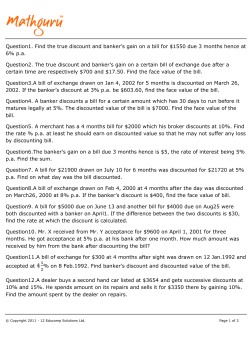 Question1. Find the true discount and banker`s gain on a